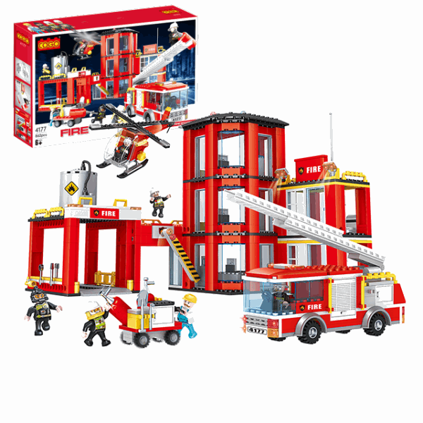 COGO Lego constructors Constructor firefighters 862 pcs | COGO